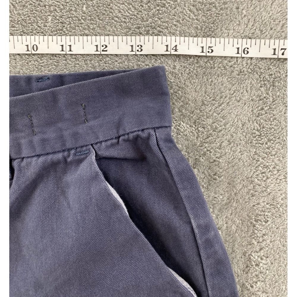 PacSun Womens Navy Blue Workwear Trouser Double Knee Wide Leg Pants Size 26 - Picture 10 of 16